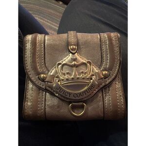 Vintage‎ Y2K Juicy Couture Square Wallet Clutch Gold